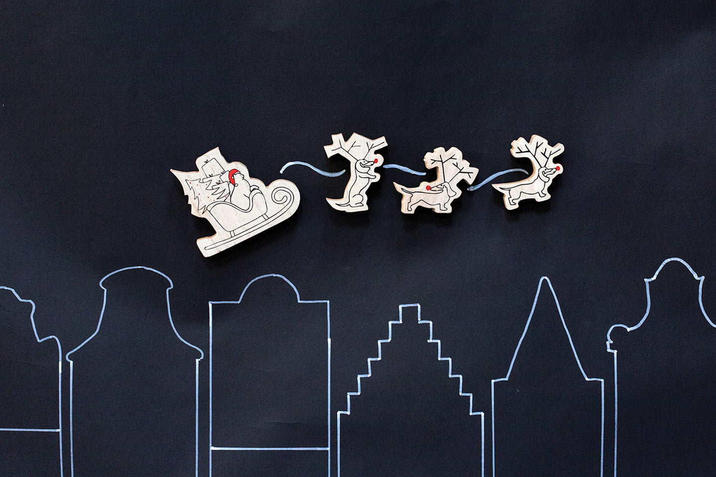Santa Cat's Sleigh