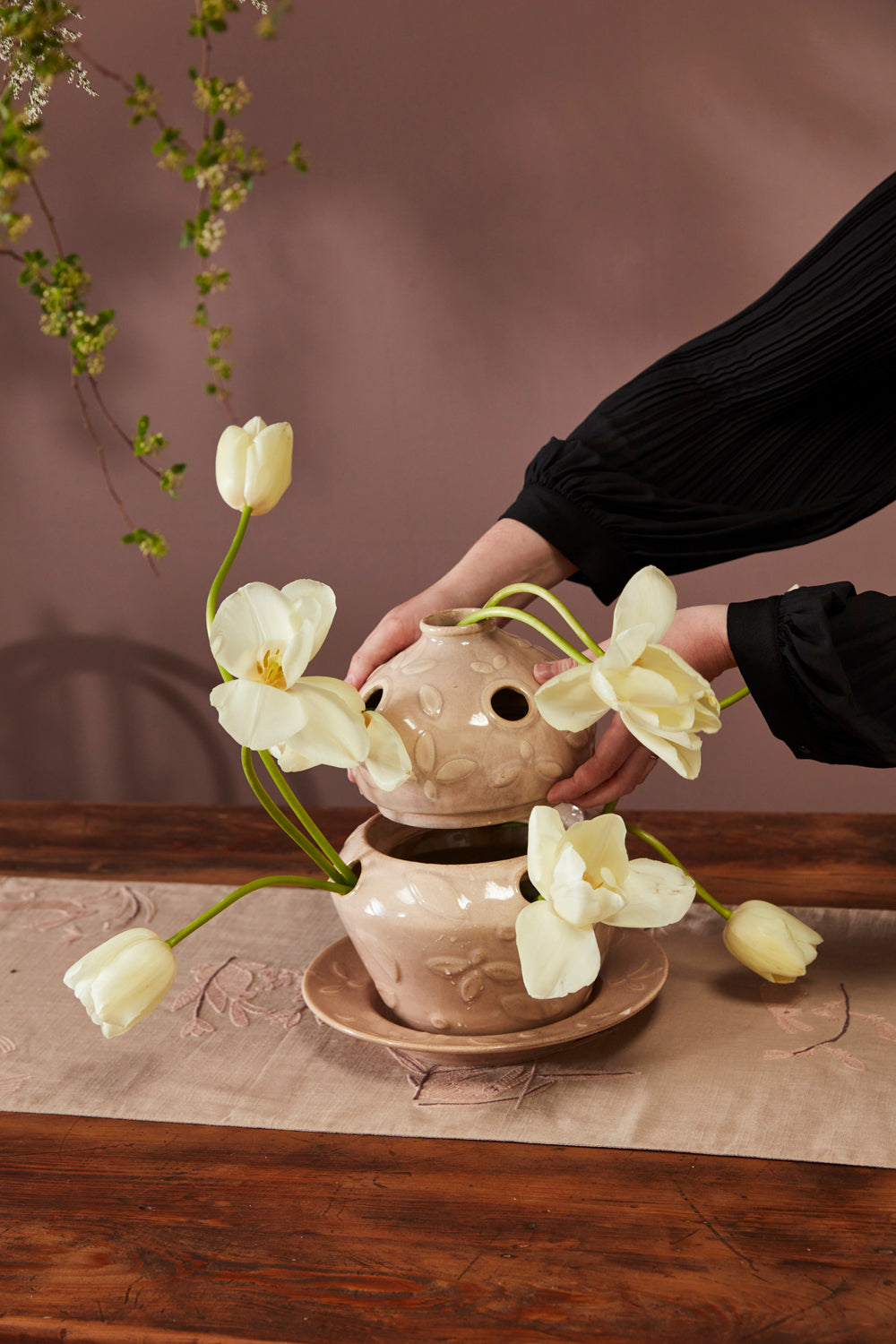 Blossoming Tulipiere Vase