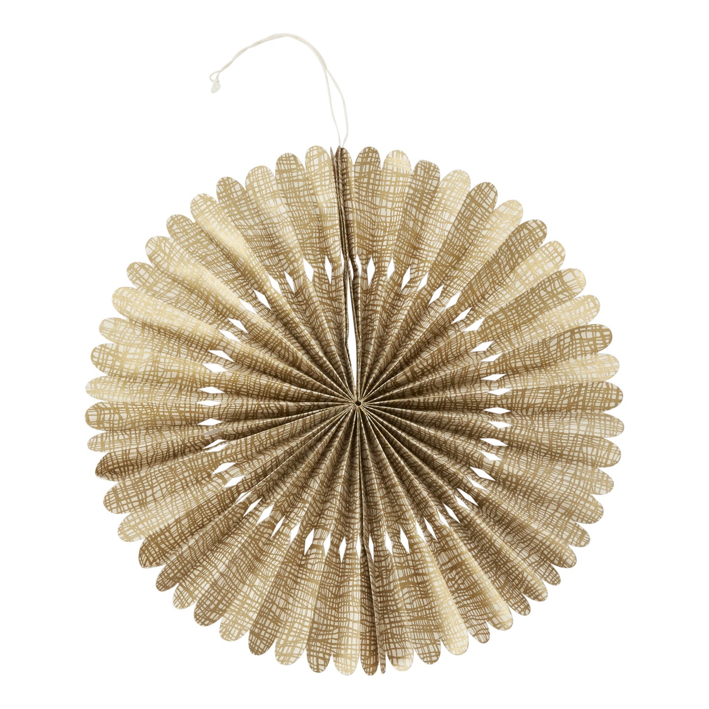 Burnished Paper Fan