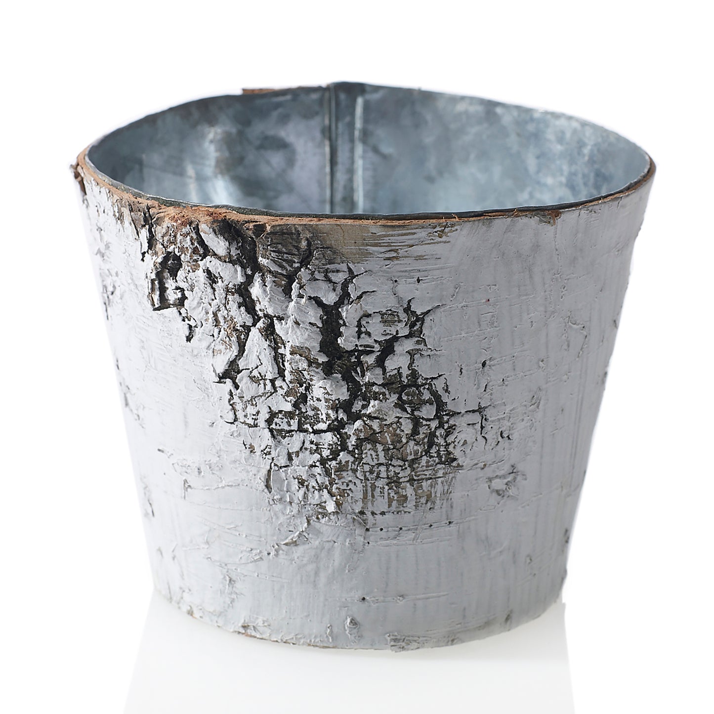 White Birch Pot w/ Zinc
