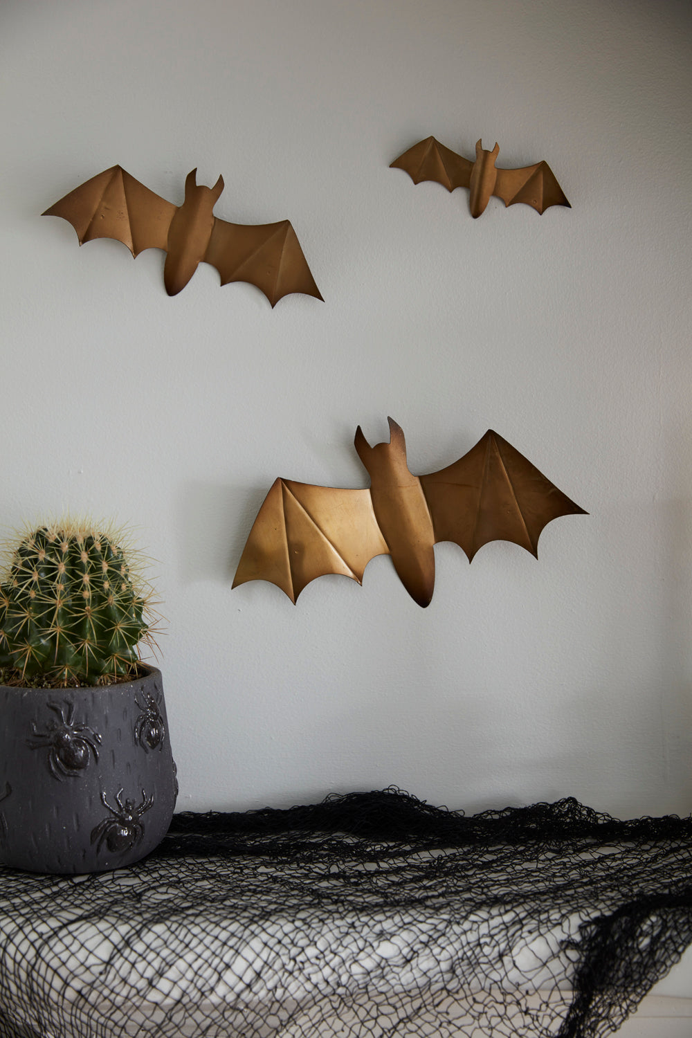 Winged Bat Wall Decor - Set of 3