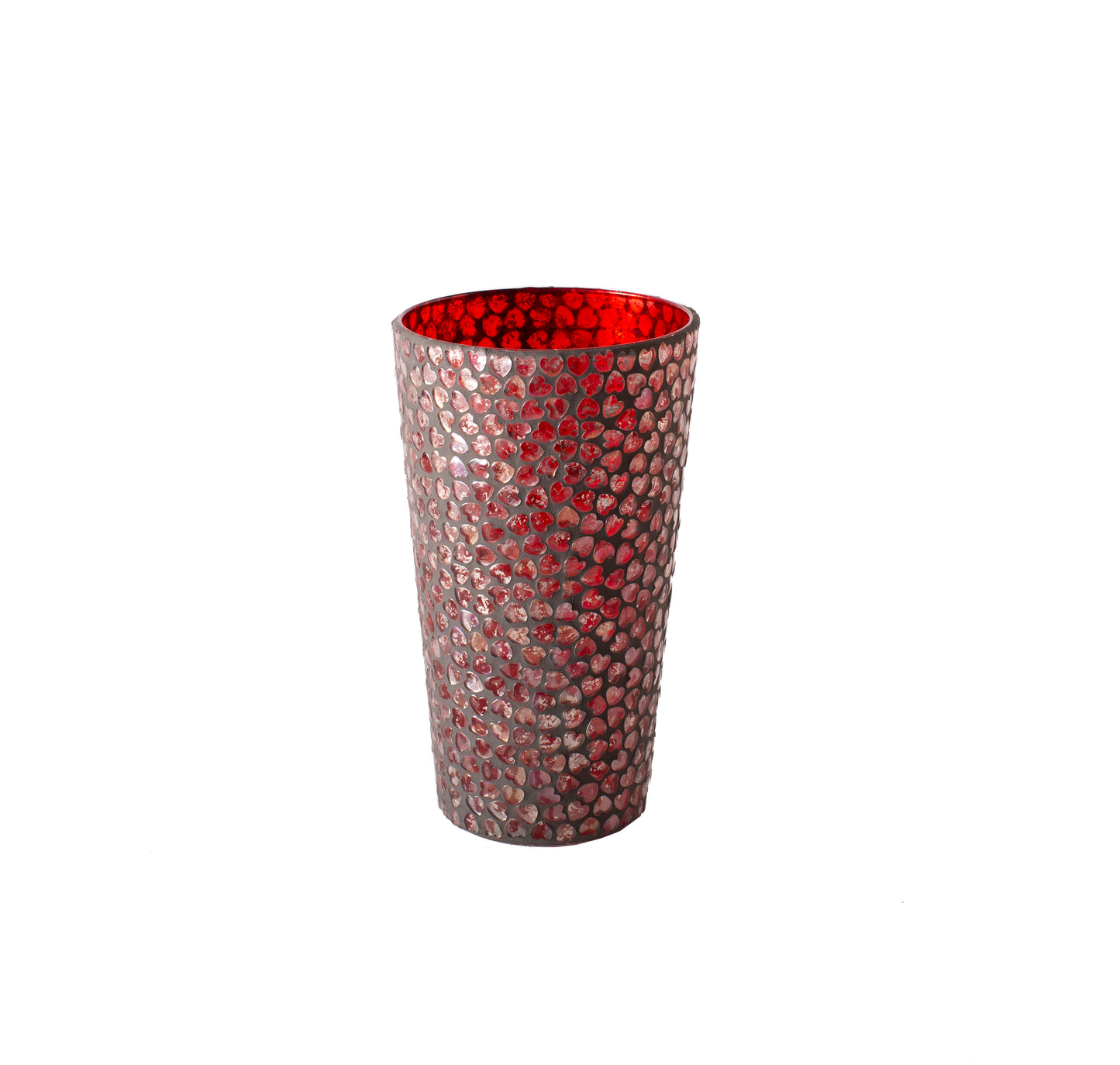 Mosaic Heart Vase