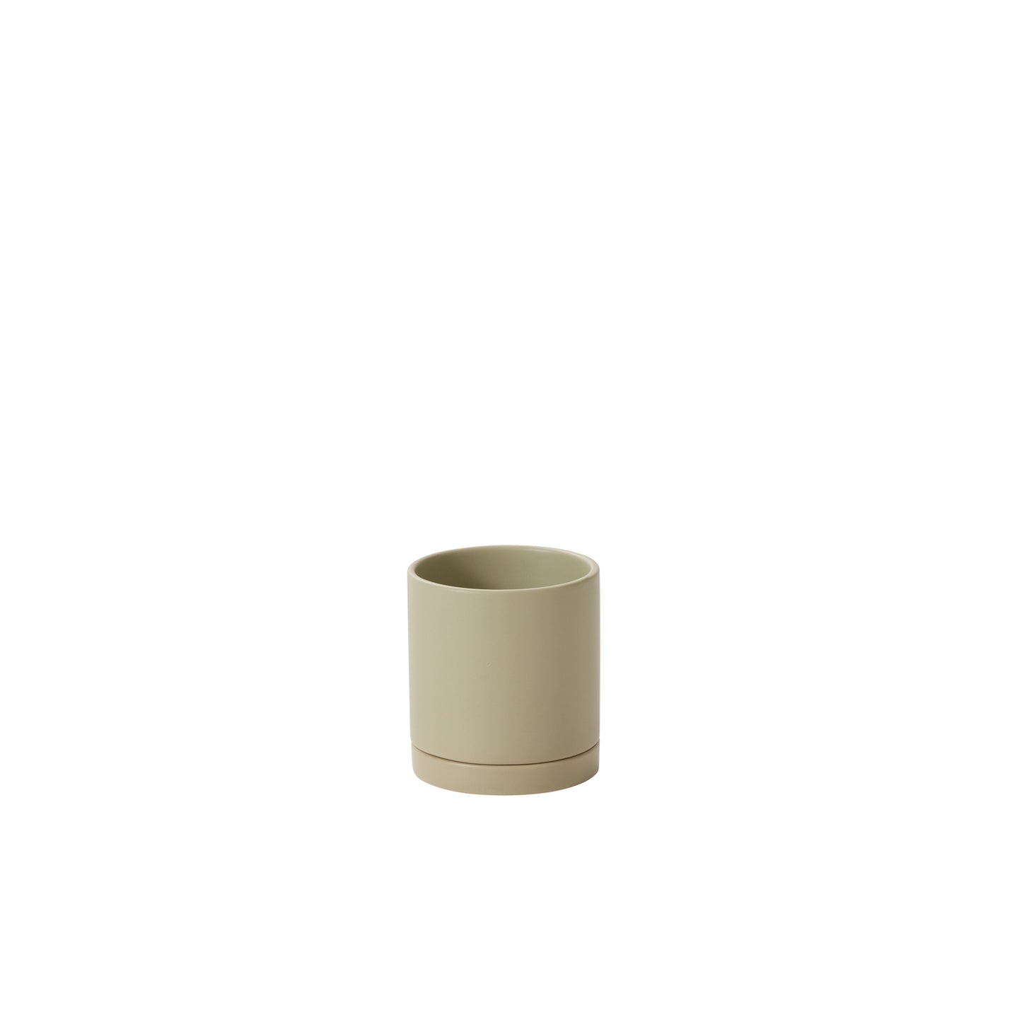 Romey Neutral Pot with Saucer