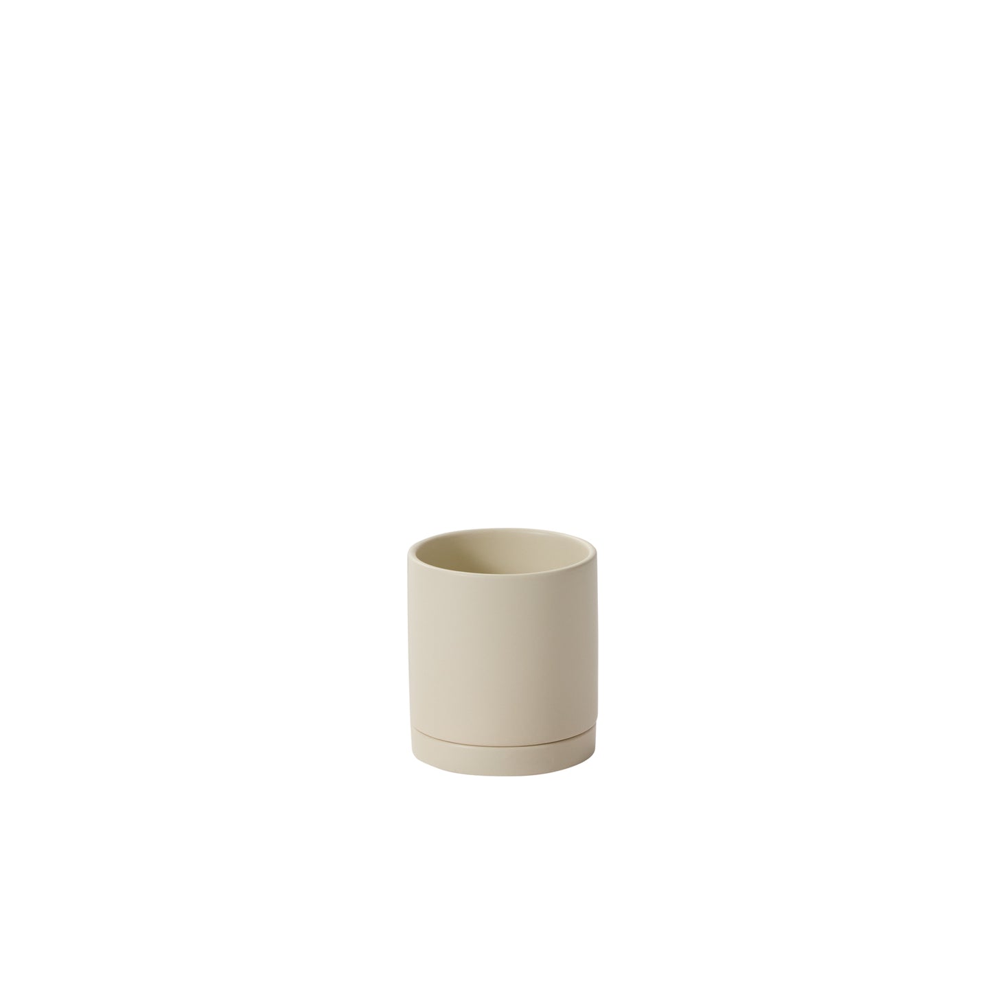 Romey Neutral Pot with Saucer
