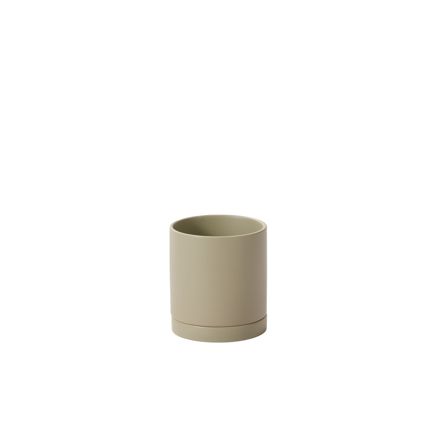 Romey Neutral Pot with Saucer