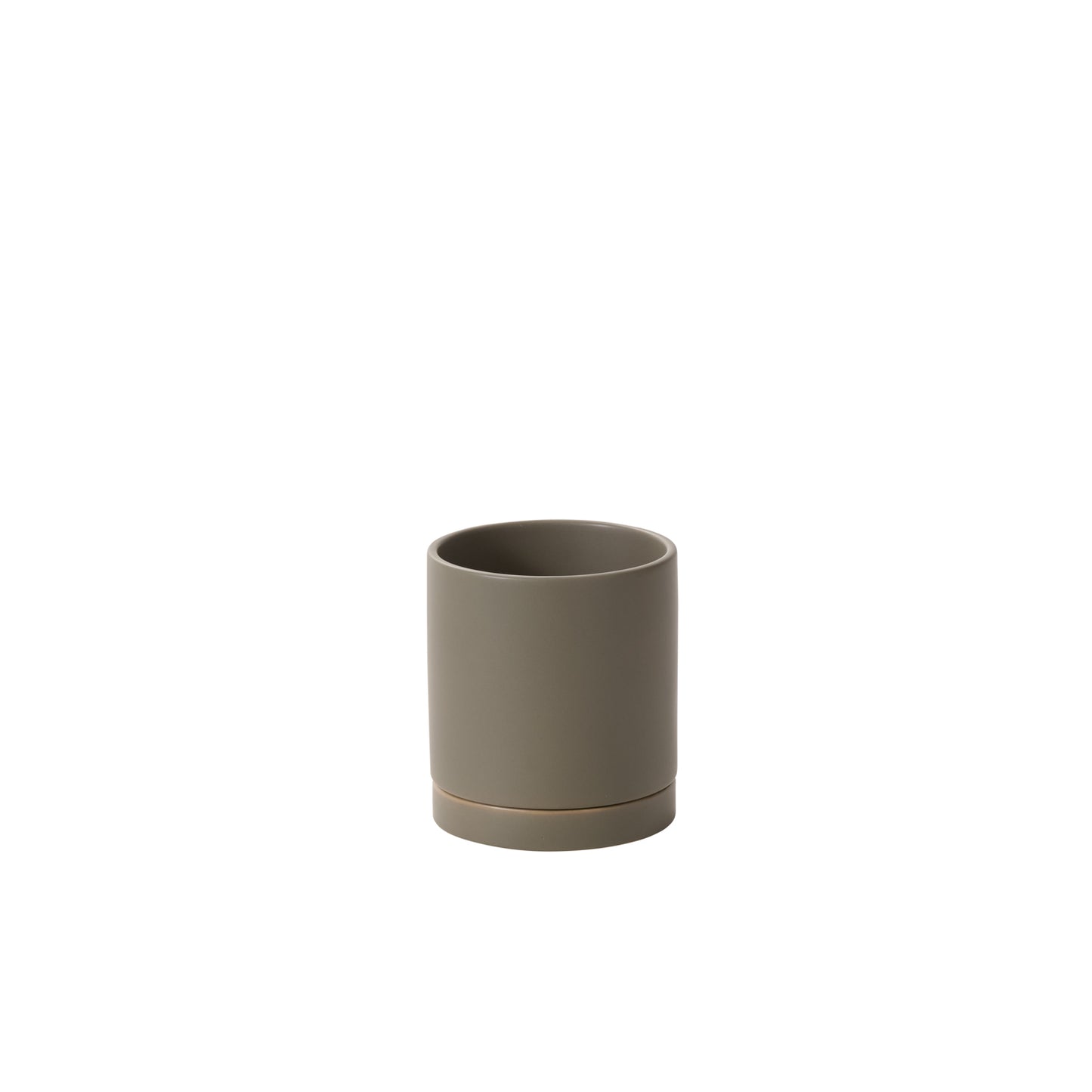 Romey Neutral Pot with Saucer