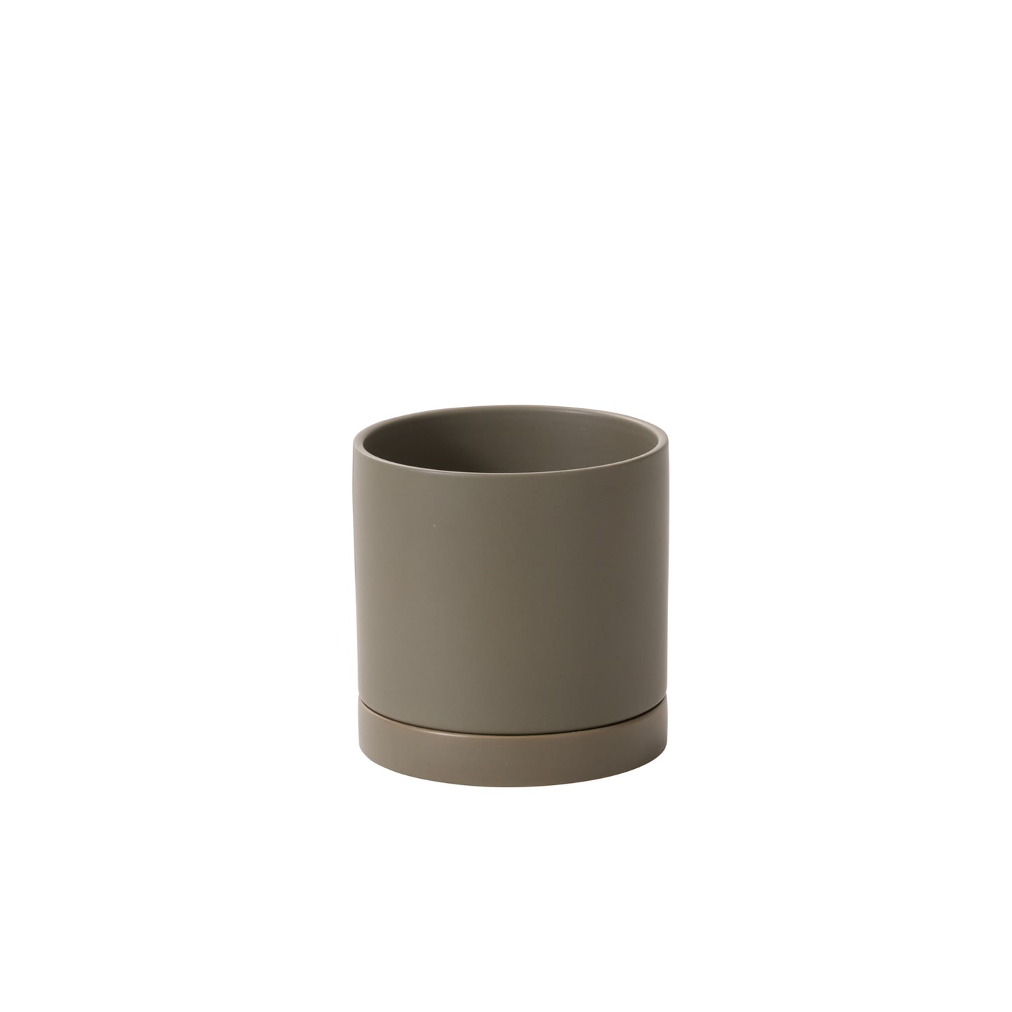 Romey Neutral Pot with Saucer