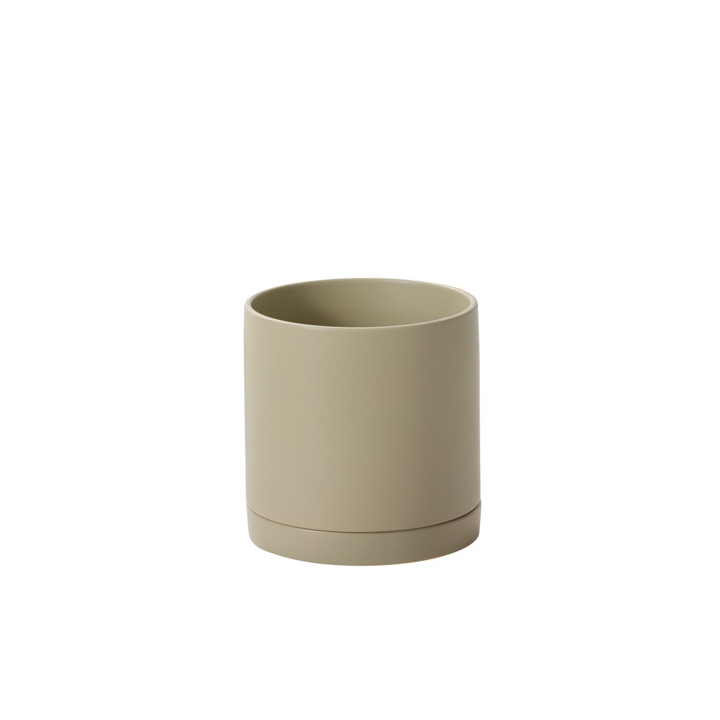 Romey Neutral Pot with Saucer