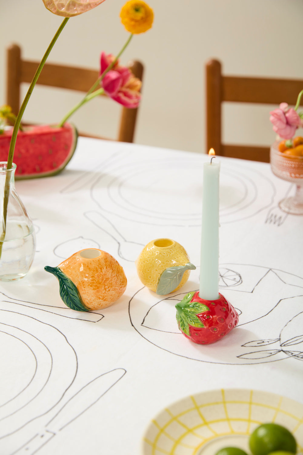 Fresh Fruit Candleholder