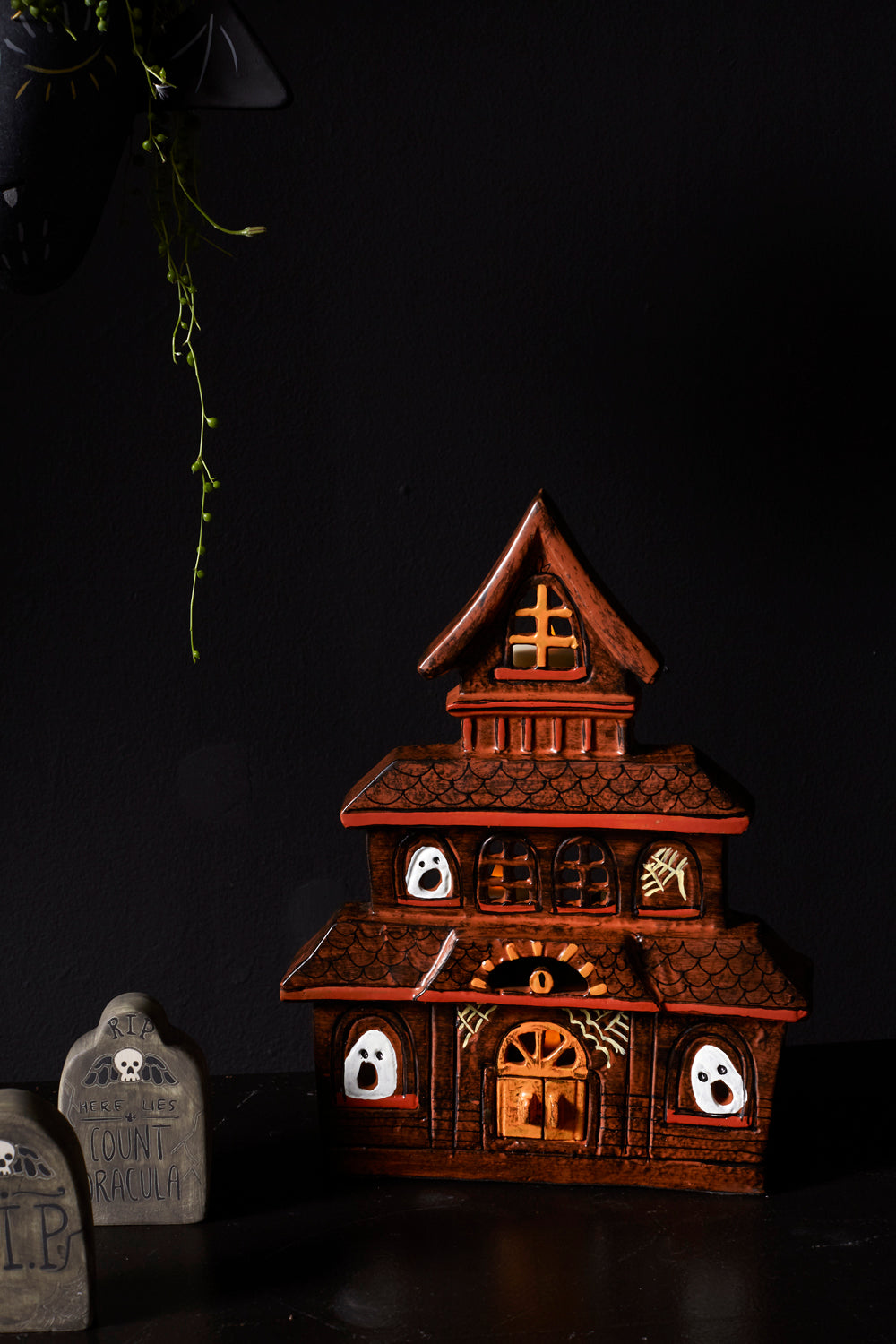 Haunted House Candleholder