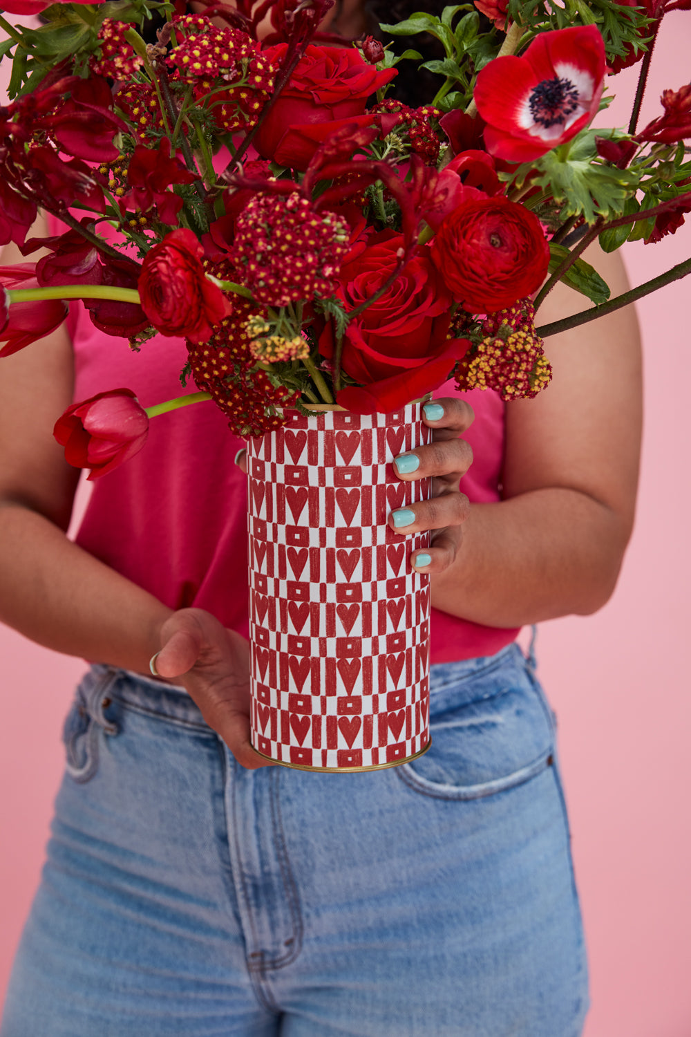 Hearts on Repeat Vase