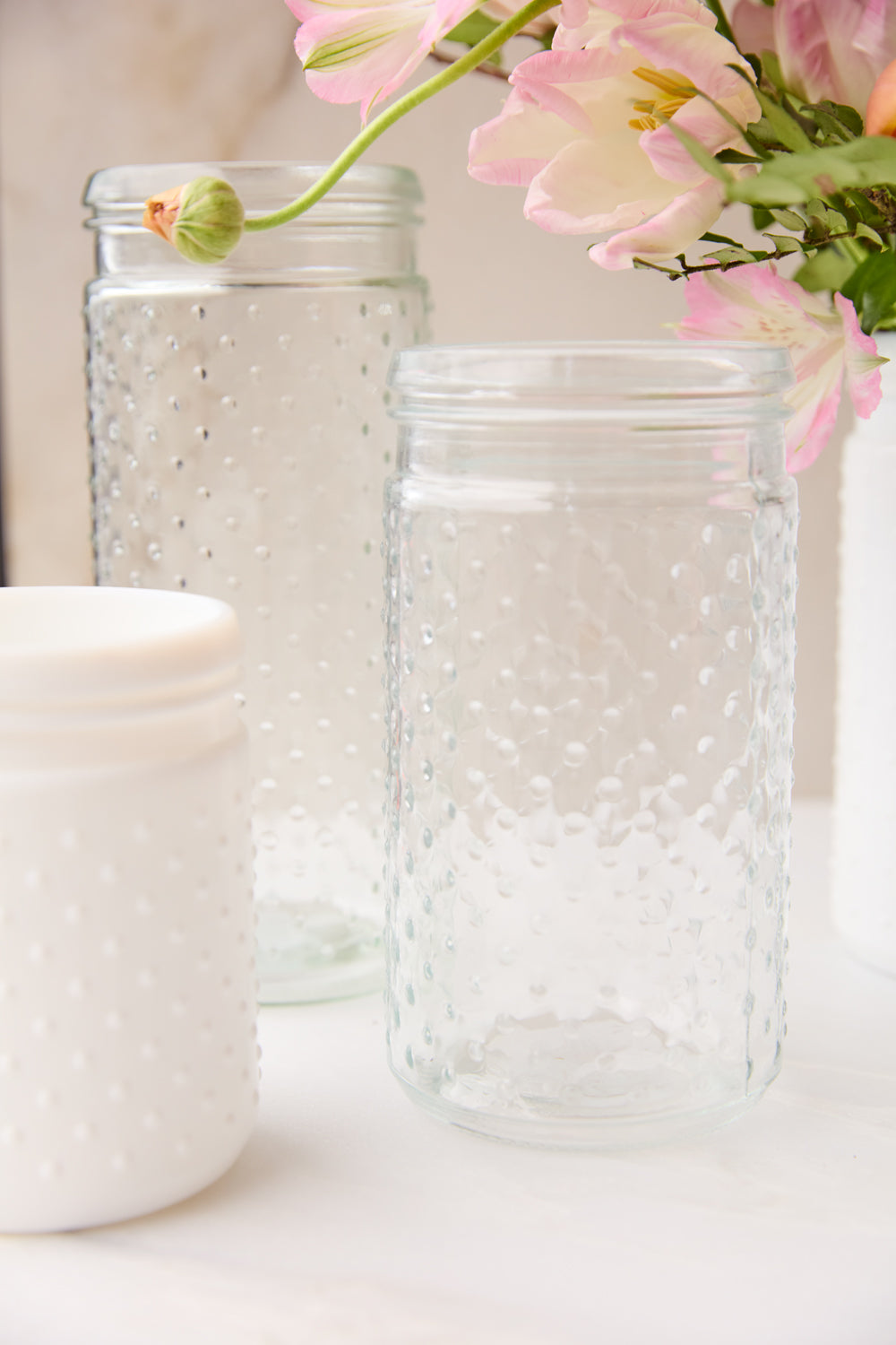 Hobnail Jar