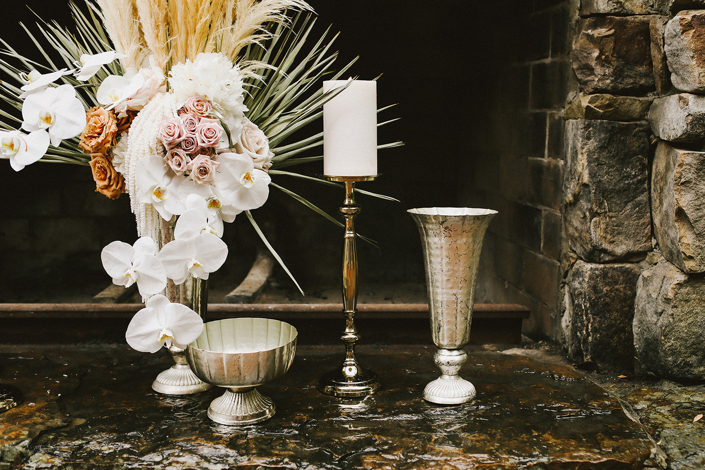 Lita Vase and Compote