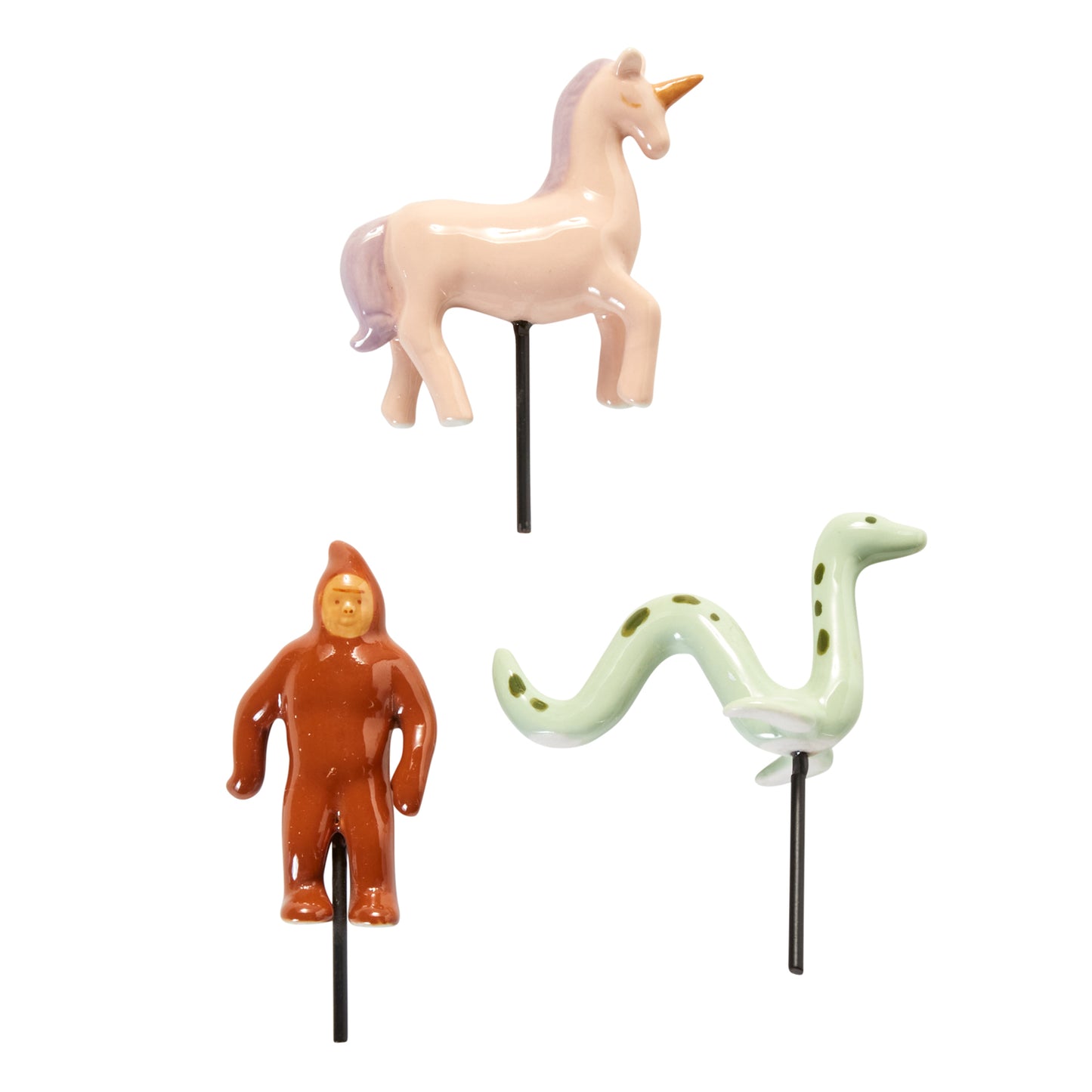 Mythical Creatures Plant Sticks - Set of 3