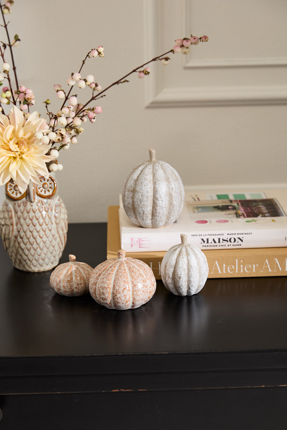 Pumpkin Patch Figurine - Set of 2