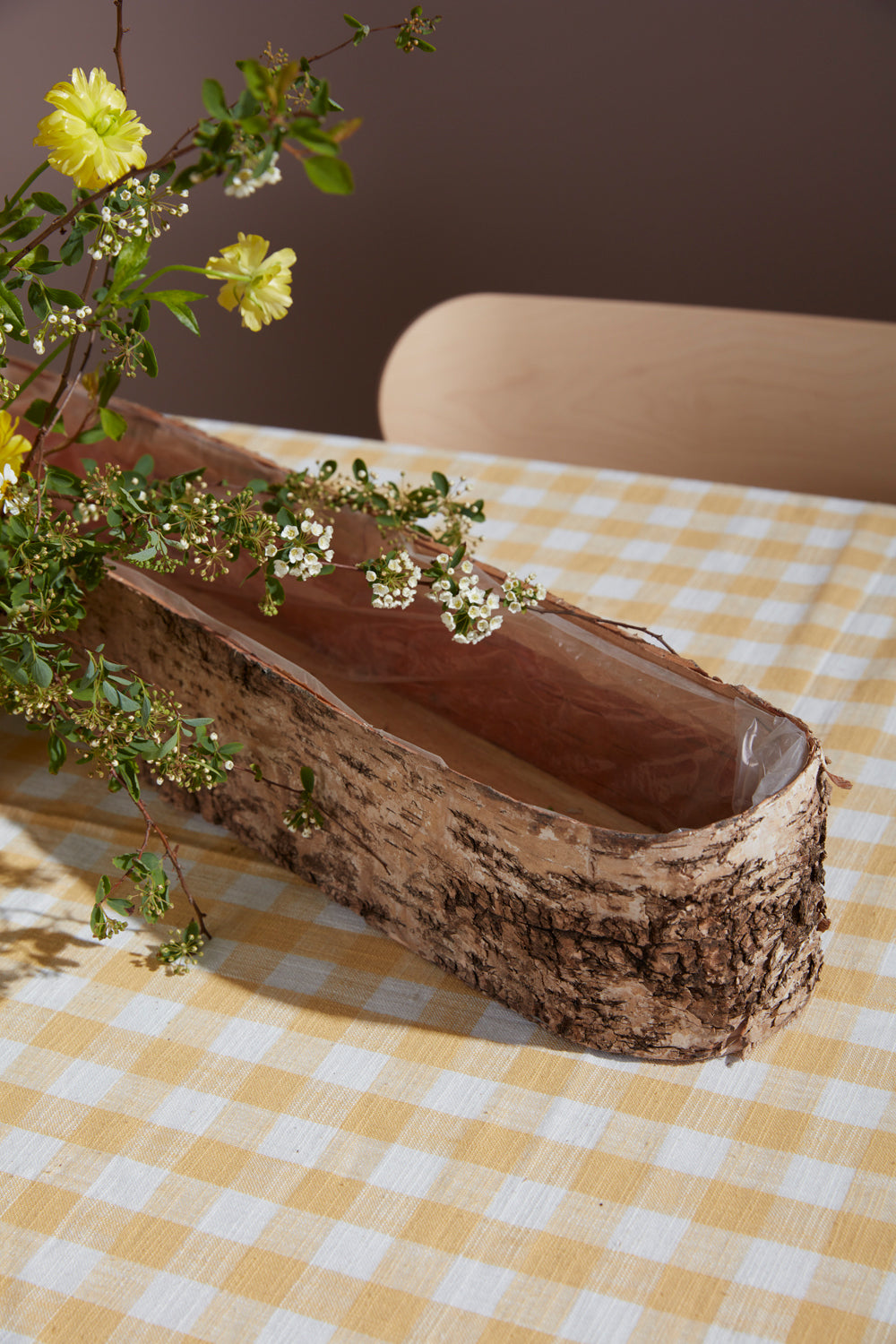 Rounded Birch Trough