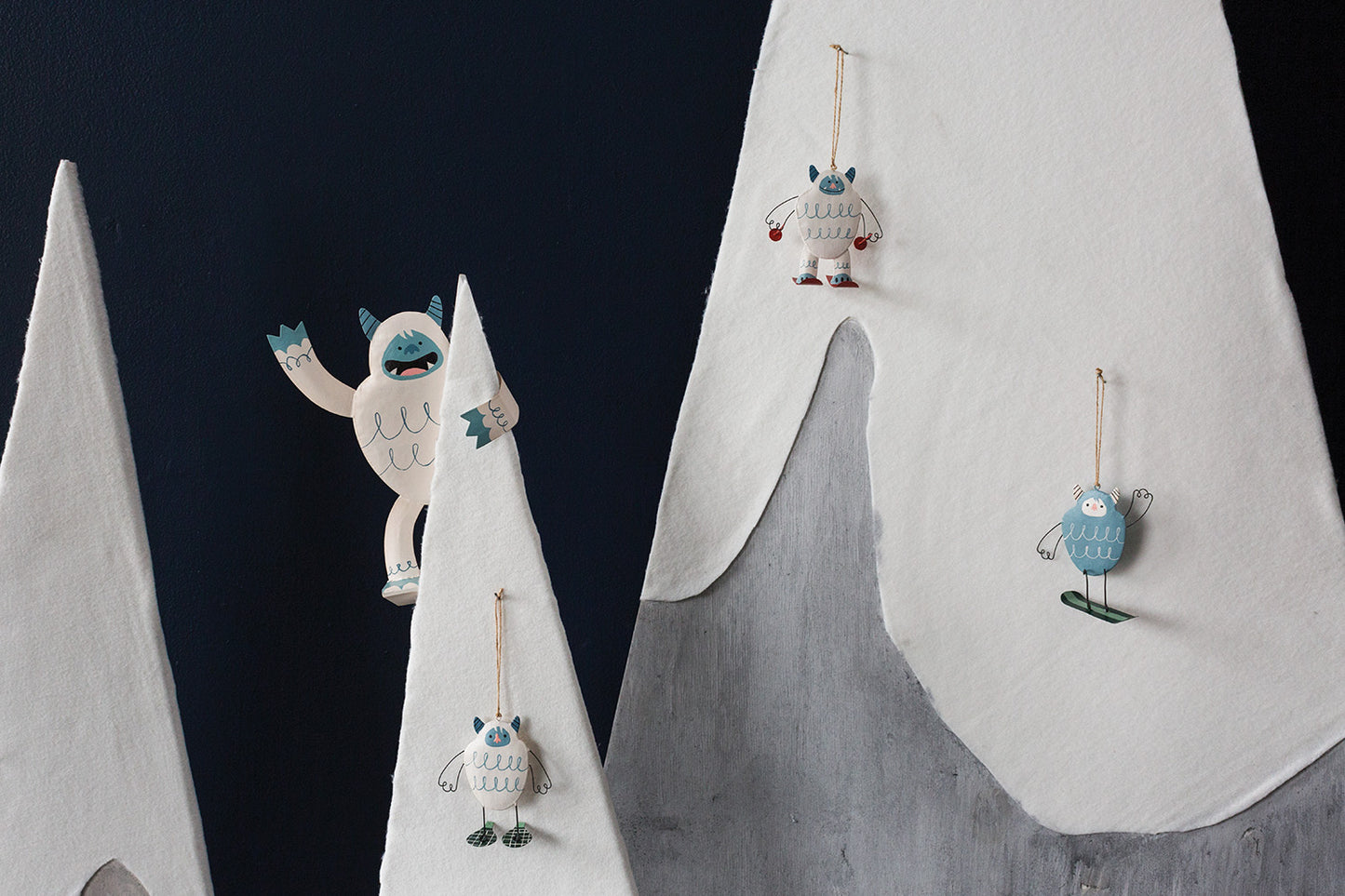 Yeti Ski Bum Ornament