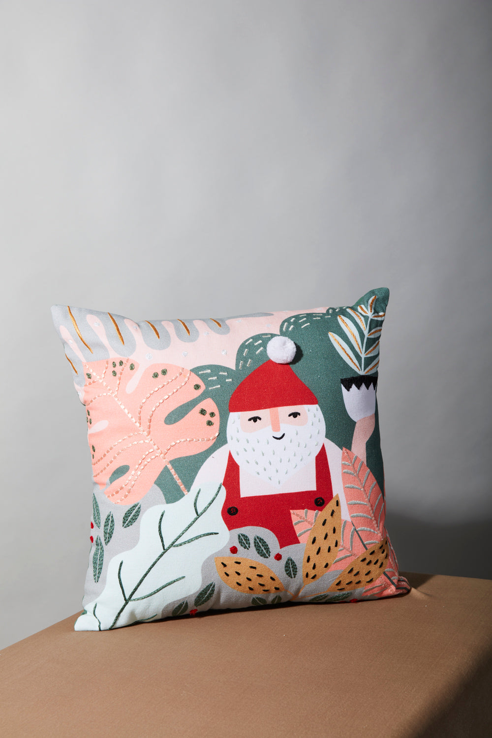 Proud Plant Santa Pillow