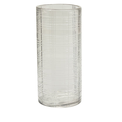 Etched Plaid Votive