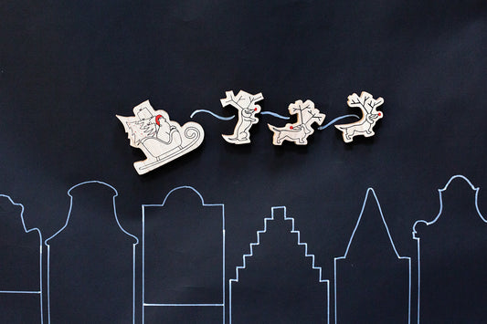 Santa Cat's Sleigh