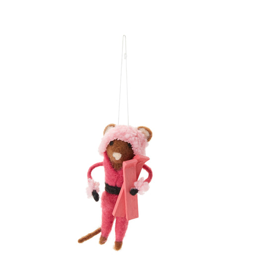 Ski Mouse Ornament