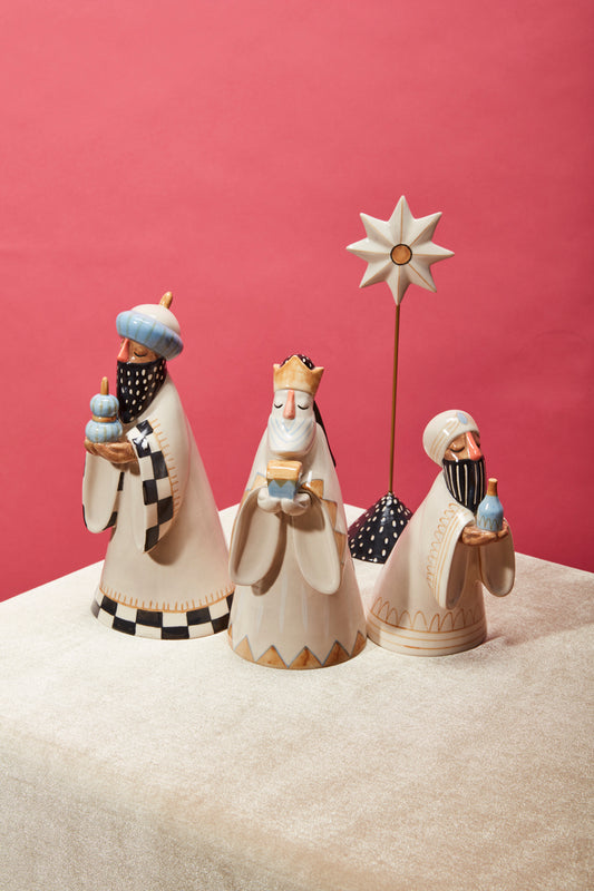 Three Kings Figurines -Set of 4