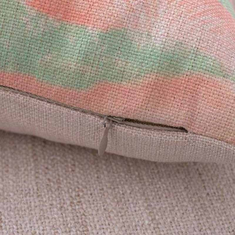 Decorative Pillow Covers Cotton Linen Datura Throw Pillow Covers Cushion Covers 18x18 inch