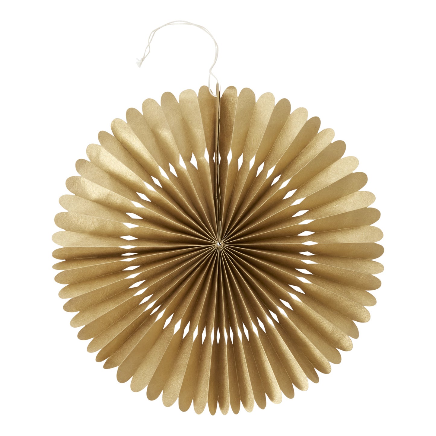 Burnished Paper Fan