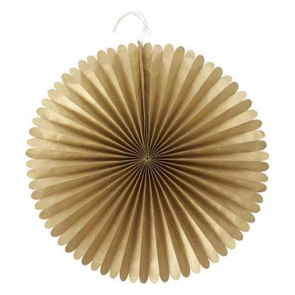 Burnished Paper Fan