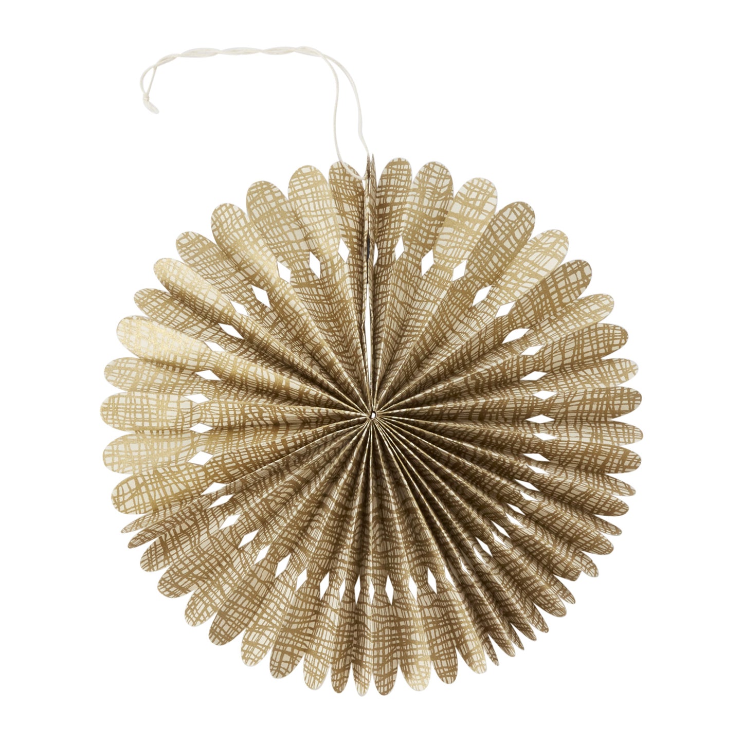 Burnished Paper Fan