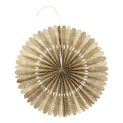 Burnished Paper Fan