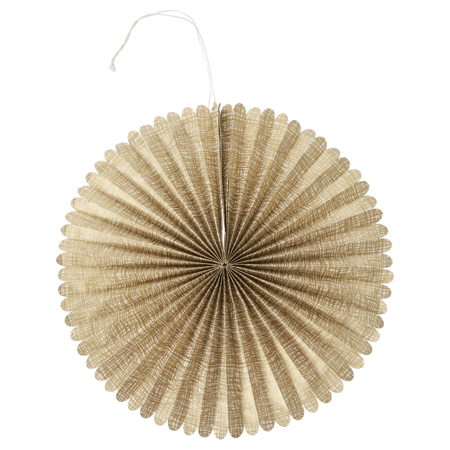 Burnished Paper Fan