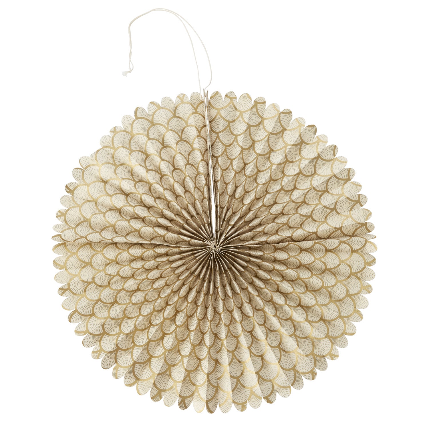 Burnished Paper Fan