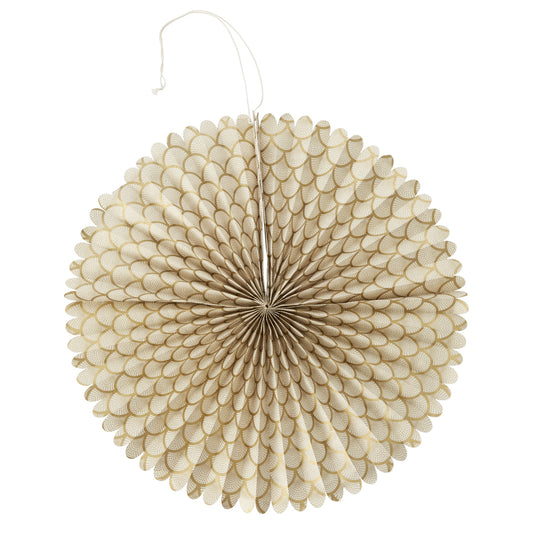 Burnished Paper Fan