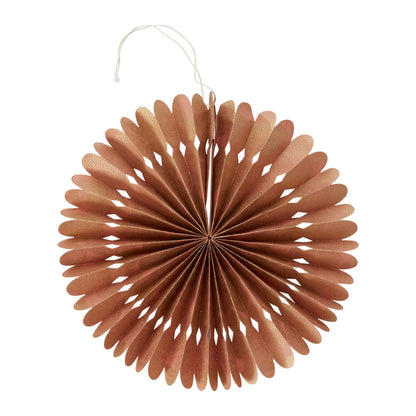 Jewel Tone Paper Fan