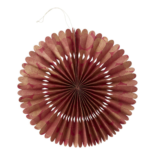 Jewel Tone Paper Fan