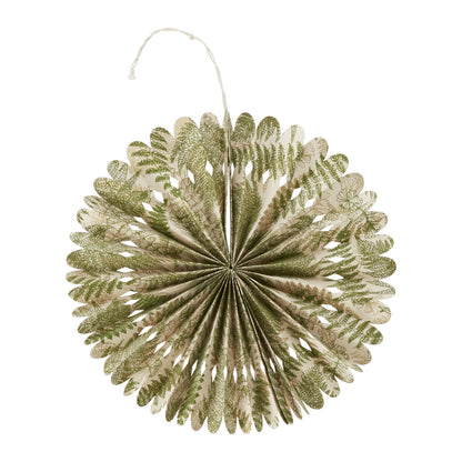 Jewel Tone Paper Fan