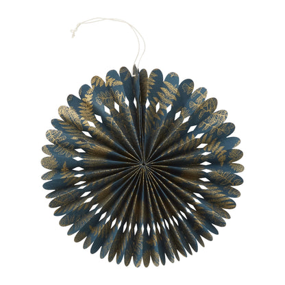 Jewel Tone Paper Fan