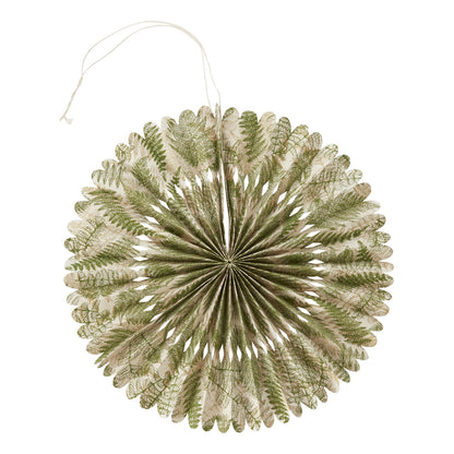Jewel Tone Paper Fan