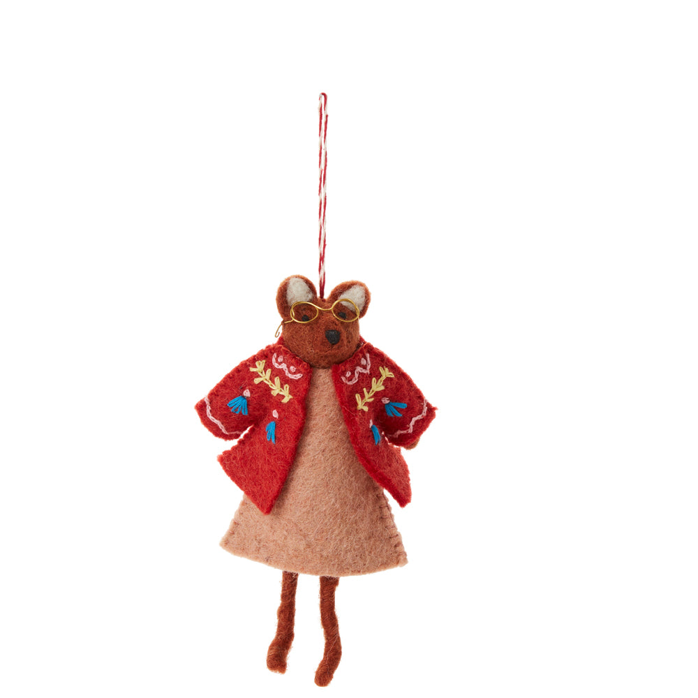 E + E Fuzzy Friends Ornament