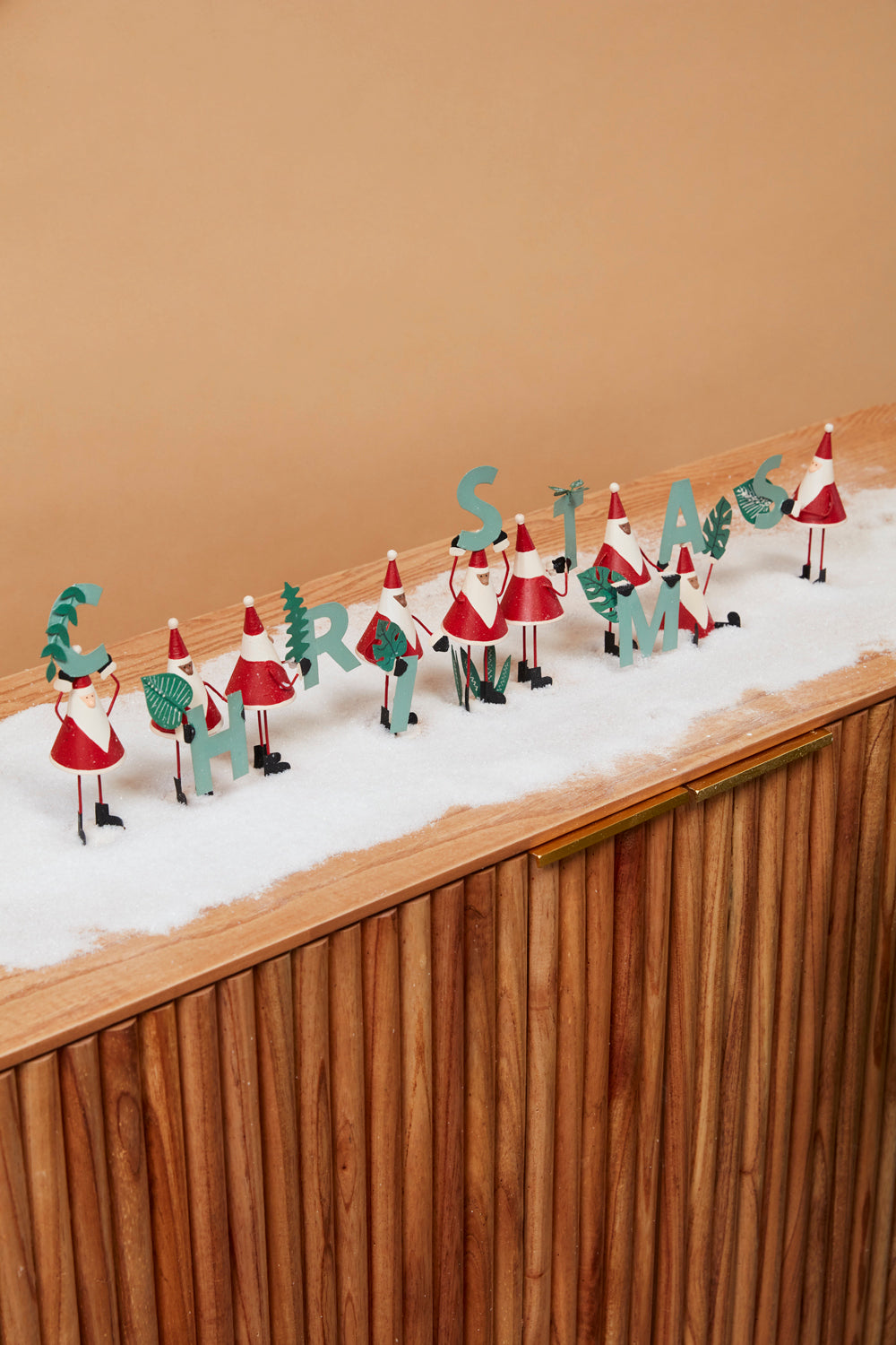 Green Christmas Sign - Set of 9