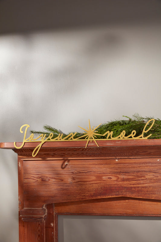 Joyeux Noel Mantlepiece