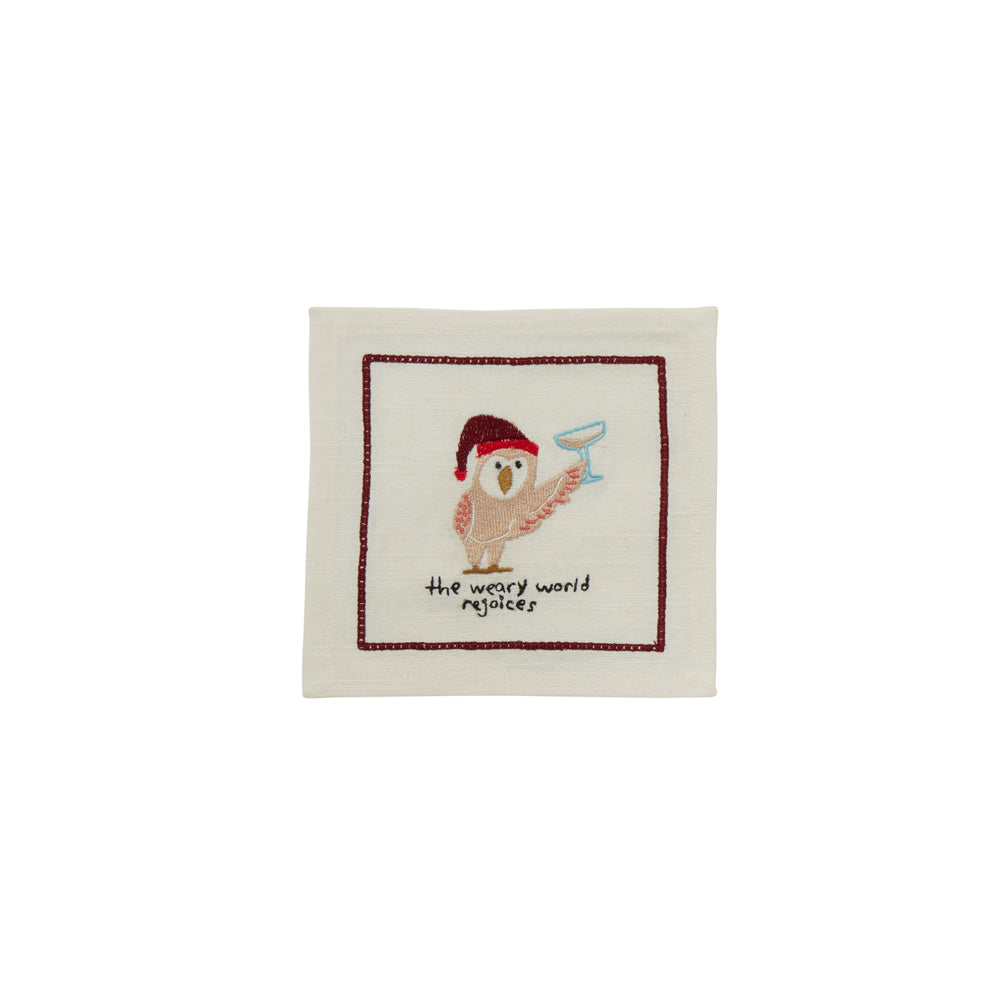 Tipsy Critters Cocktail Napkin