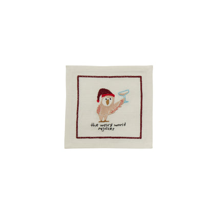 Tipsy Critters Cocktail Napkin