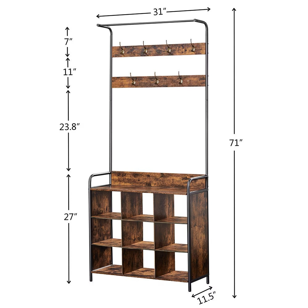 Coat And Storage Rack