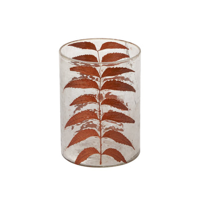 Copper Leaves Votive
