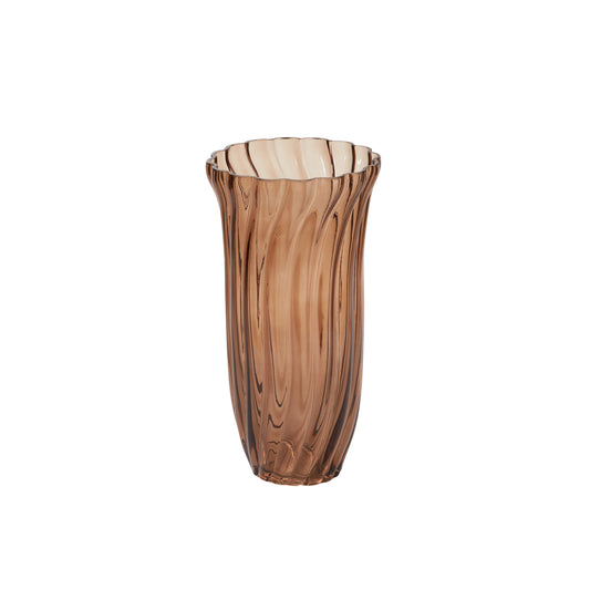 Chanterelle Ribbed Vase