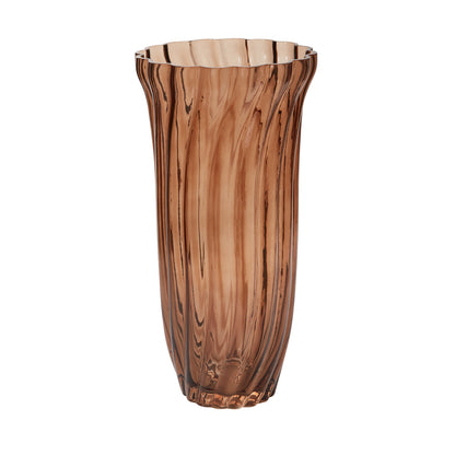 Chanterelle Ribbed Vase