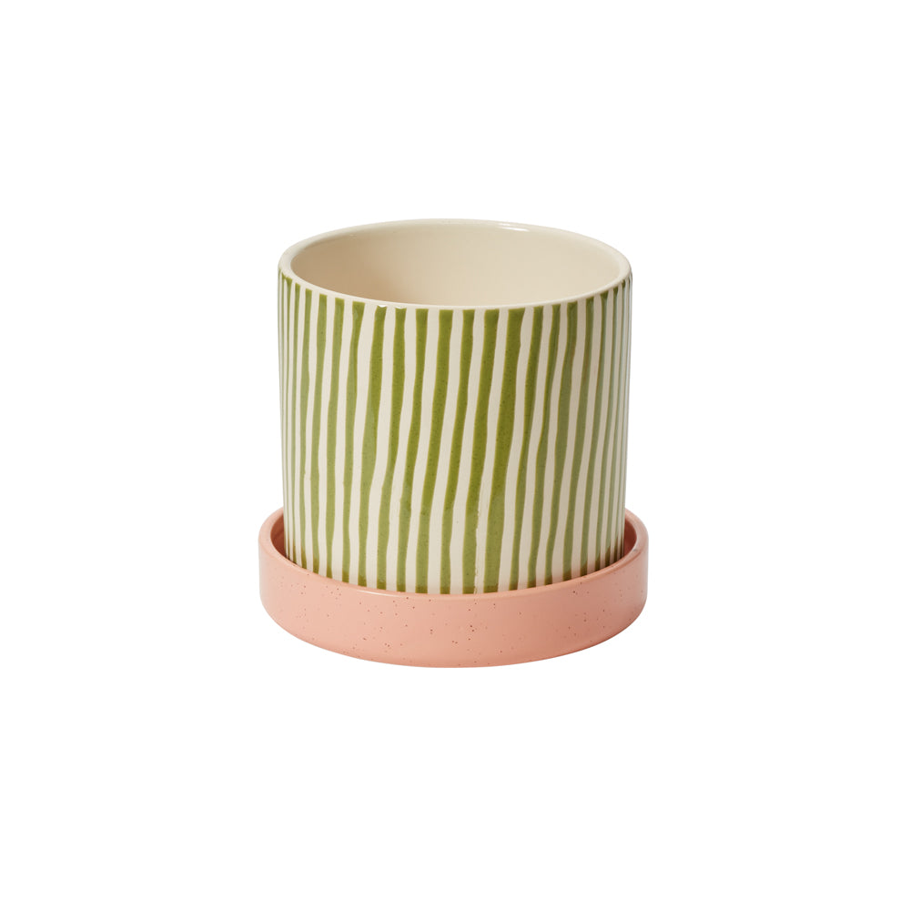 Melancia Pot with Saucer