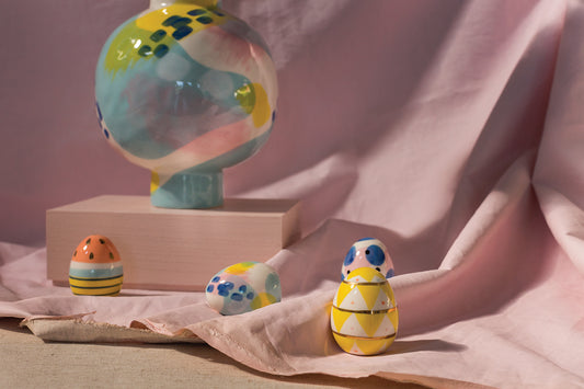 Artistic Eggs - Set of 4